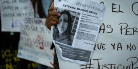 Me protegen mis hermanas" marchan para exigir justicia por Estefanía y detener desapariciones hacia mujeres .
Foto: Roberto Ortiz