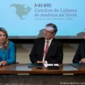 Marcelo Ebrard, Antony Blinken y Mélanie Joly.