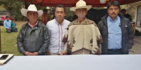 Genaro Domínguez El Jarocho, en San Felipe Ecatepec. Foto obtenida en Facebook