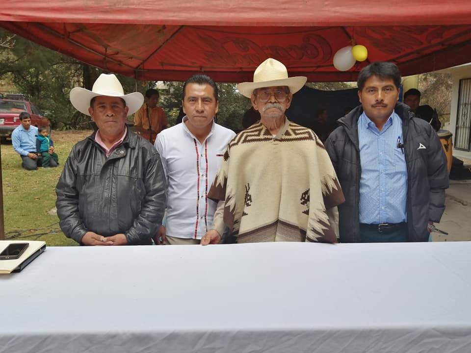 Genaro Domínguez El Jarocho, en San Felipe Ecatepec. Foto obtenida en Facebook 