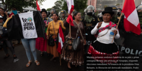 Protestas en Perú. Foto: DPA