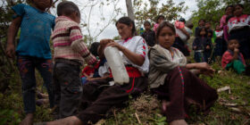 Desplazarse para salvar la vida. Crisis humanitaria en Chiapas. Cortesía: Frayba