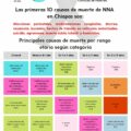 Chiapas, 4o. lugar con mayor muerte infantil MORTALIDAD EN CHIAPAS 2021