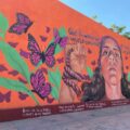 «El levantamiento de las mariposas»: Una carta de esperanza pintada para las mujeres.
Foto: Aletse Torres 