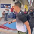 Condenan la agresión física  que sufrió el reportero Rodolfo Flores por parte de un supuesto miembro de la Secretaría de la Defensa Nacional (SEDENA). Cortesía: SNRP Delegación Chiapas