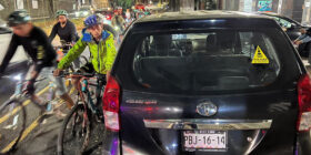 Ciclistas rodaron el pasado 27 de enero para defender la ciclovía de Escandón y la ciclovía Metropolitana después de que vecinos de estas zonas protestarán contra la construcción de éstas. Foto: Cortesía BiciVerde