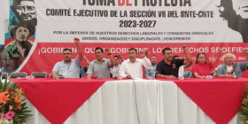 Israel González, nuevo dirigente sindical de la Sección 7 del SNTE