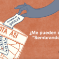 Sembrando Vida, condicionamiento de programas sociales con fines electorales. Ilustración: Gabriela Soriano