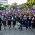  El contingente 8M en Chilpancingo alza la voz contra los feminicidios y desaparición de mujeres
Foto: Óscar Guerrero