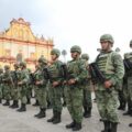 Policías y Militares se despliegan en San Cristóbal de Las Casas. Foto: SSPyPC