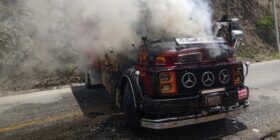 Frontera Comalapa, bloqueos del crimen organizado. Foto: Cortesía
