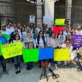 Marcha pacifica de periodistas en la capital chiapaneca. Cortesía: Isaín Mandujano/Facebook.