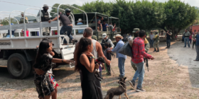 Retorno parcial de desplazados por los cárteles de la droga. Foto: Ángeles Mariscal