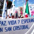 Peregrinaciones por La Paz en Chiapas . Cortesía: Frayba.