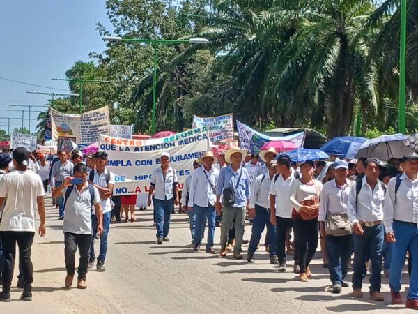 Peregrinan por la Paz en Palenque