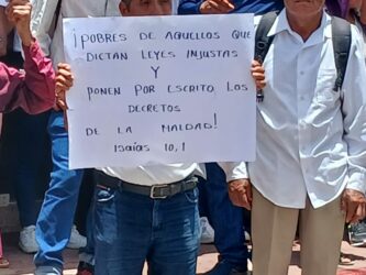 Protestan contra las injusticias