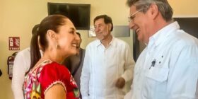 Carlos Morales y Claudia Sheimbaum.