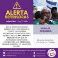 Atentado contra Miriam Miranda activista garífuna en Honduras. Cortesía: Red Nacional de Defensoras de Derechos Humanos