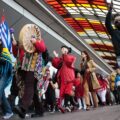 Marcha en apoyo al EZLN desde Slumil K'ajxemk'op, la Europa Insumisa. Foto: Cortesía