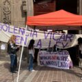 Mujeres que han sido víctimas de la obstrucción de sus procesos de justicia en Jalisco clausuran Supremo Tribunal
Foto: Cortesía