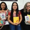 Autoras Mikeas Sánchez Gómez, Irma Pineda Santiago y Wendy Call. Cortesía: Tuxtla Cultural.