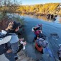 DICIEMBRE 27 2023
 MIGRANTES EN EL RIO BRAVA A LA ALTURA DE L PUERTA 36   
 REY R. JÁUREGUI