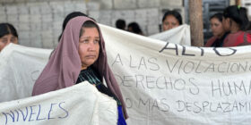 Mujeres desplazadas de Santa Martha, Chenalhó. Foto: Ángeles Mariscal
