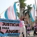 Comunidad trans marcha para exigir justicia por el asesinato de Angie
Foto: Elefante Blanco