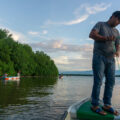 Las y los habitantes de Las Lauras, en el municipio chiapaneco de Acapetahua, en el sur de México, dependen principalmente de la pesca en Los Cerritos para su alimentación y venta. Sin embargo, debido al incremento de sedimentos, el nivel de la laguna se ha ido reduciendo. (Marissa Revilla/Global Press Journal)