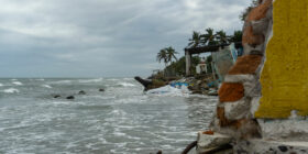 Las Barrancas, Veracruz, México, donde unas 20 casas han sido destruidas por el mar en los últimos 15 años. Marissa Revilla/Global Press Journal