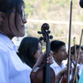 Concierto de Cuerdas de la Orquesta y Coro por la Paz de la Zona Norte de San Cristóba. Foto: Anny Zúñiga Santiago
