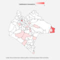 Mapa de la violencia político electoral en Chiapas durante las elecciones de 2024.