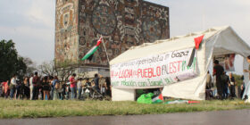 Estudiantes de la UNAM llaman a universidades a solidarizarse con Palestina