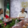 Se reúne el rector Carlos Faustino Natarén Nandayapa con representantes de ANUIES y AMPEI para analizar los avances en la organización de este magno evento.