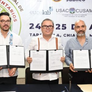Firma UNACH convenios de colaboración con el laboratorio EUCELAB y la organización Heifer Internacional