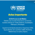 Mensaje del ACNUR