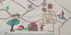 Memorias del desplazamiento: los mapas bordados de una comunidad herida
Foto: Zona Docs