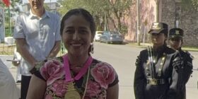 Diana Manzo, la periodista zapoteca galardonada en Cuernavaca, Morelos. Foto: Paulina Ríos.
