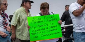 Familias buscadoras presentan denuncia penal contra trabajadores del Instituto de Ciencias Forenses
Foto: Laura Buconi