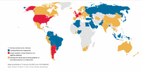 Imagen. https://legrandcontinent.eu/ 
Postura de los países en junio de 2025