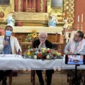 Seguir el camino de la justicia y la paz, acuerdan integrantes de la Diócesis de San Cristóbal Sacerdote Dorian Pinto García de la Diócesis de SCLC, Obispo Raúl Vera y Jorge Hernández.