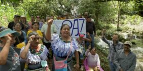 Organizaciones y movimientos organizándose como Tejido Global de Alternativas, impulsando las prácticas y trabajos en proyectos alternativos al modelo de desarrollo capitalista; acordaron también apoyar movimientos comunitarios que se oponen a la industria extractiva que atraviesa sus territorios de México, Colombia, Alemania y el país Valenciano, acordaron organizarse como Tejido Global de Alternativas, impulsando las prácticas y trabajos en proyectos alternativos al modelo de desarrollo capitalista; acordaron también apoyar movimientos comunitarios contra la industria extractiva que atraviesa sus territorios. Foto: Ángeles Mariscal
