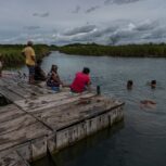Balneario en Candelaria. Foto:  Robin Canul