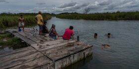 Balneario en Candelaria. Foto:  Robin Canul