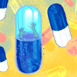 El uso de medicamentos no prescritos puede generar efectos adversos (Ilustración: Cecilia Falcón).