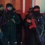 Operativo policiaco en SCLC contra manifestantes. Foto: Cortesía