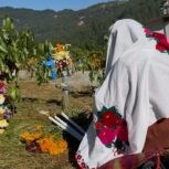 Celebración en Huixtán, Chiapas. Foto: Mitzi Fuentes 