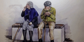 Saber esperar Imagen: https://artenet.es/cuadros/ancianos